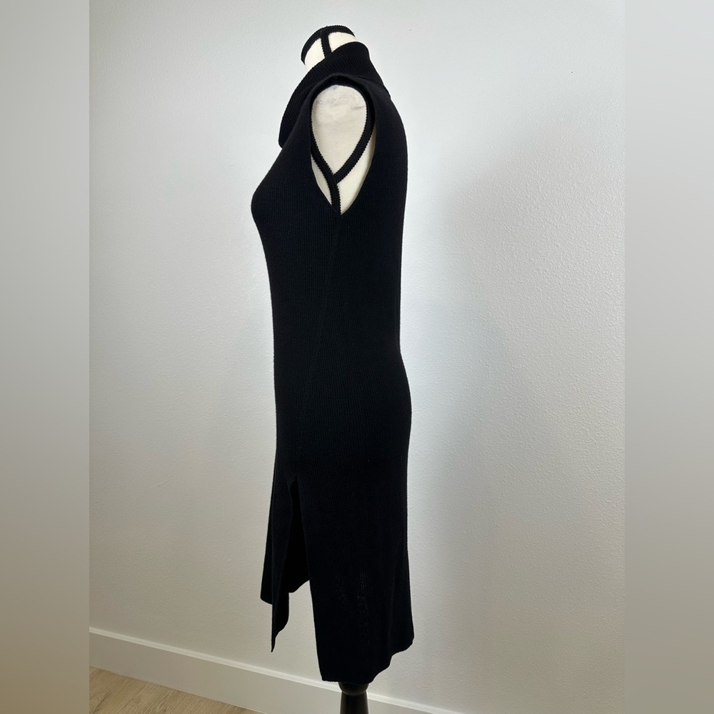 BCBGMaxAzria Black Midi Dress - Picture 4 of 6